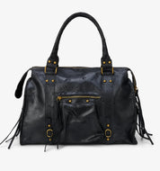 Leather bag large