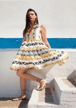 Load image into Gallery viewer, Traditional Greek embroidery dress short
