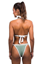 Load image into Gallery viewer, DREAMY REVERSIBLE BIKINI - VEGAN/CELESTE

