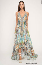 Load image into Gallery viewer, Aisha silk High low dress
